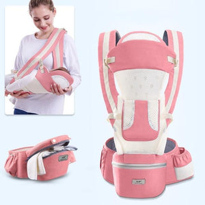 Baby Carrier With Infant Hip Seat For Baby Travel - LuxxStores