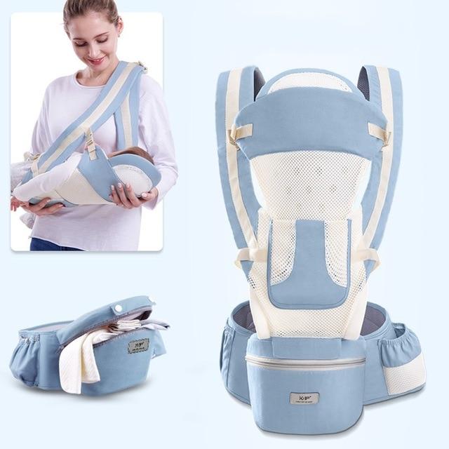 Baby Carrier With Infant Hip Seat For Baby Travel - LuxxStores