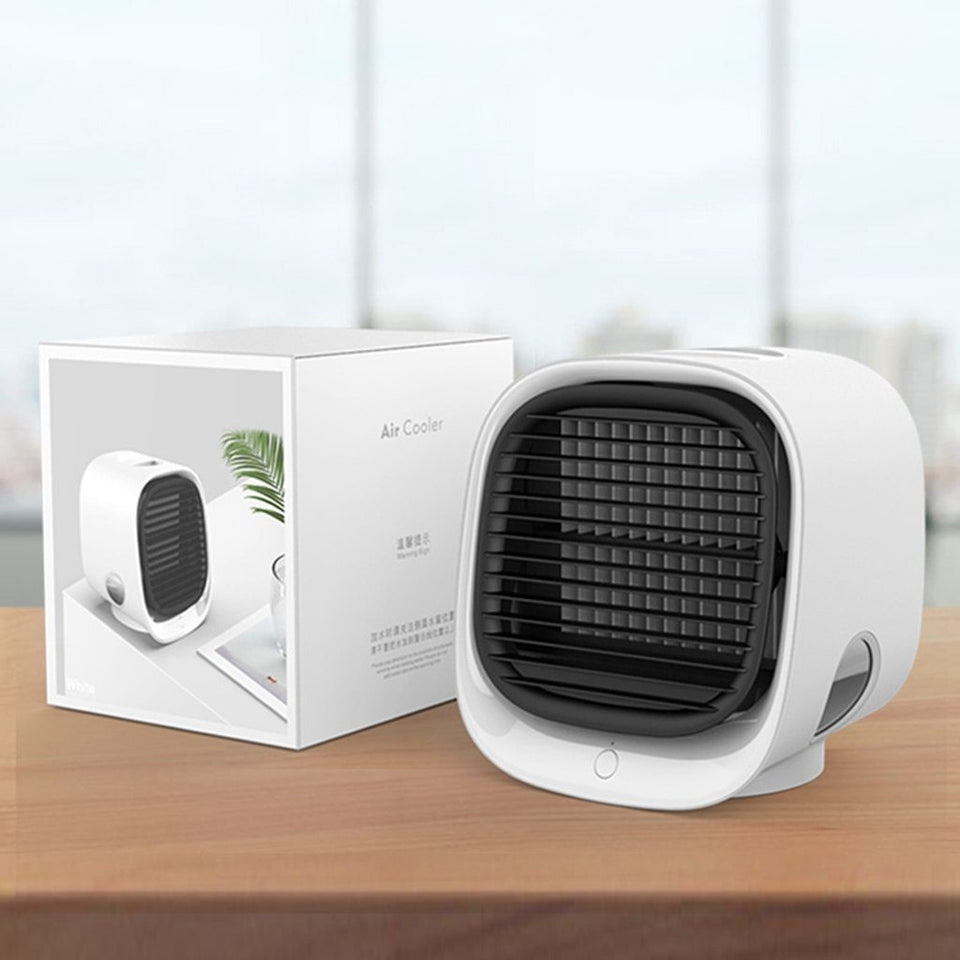 Mini Air Cooler | Mini Portable Air Conditioner with Night Light - LuxxStores