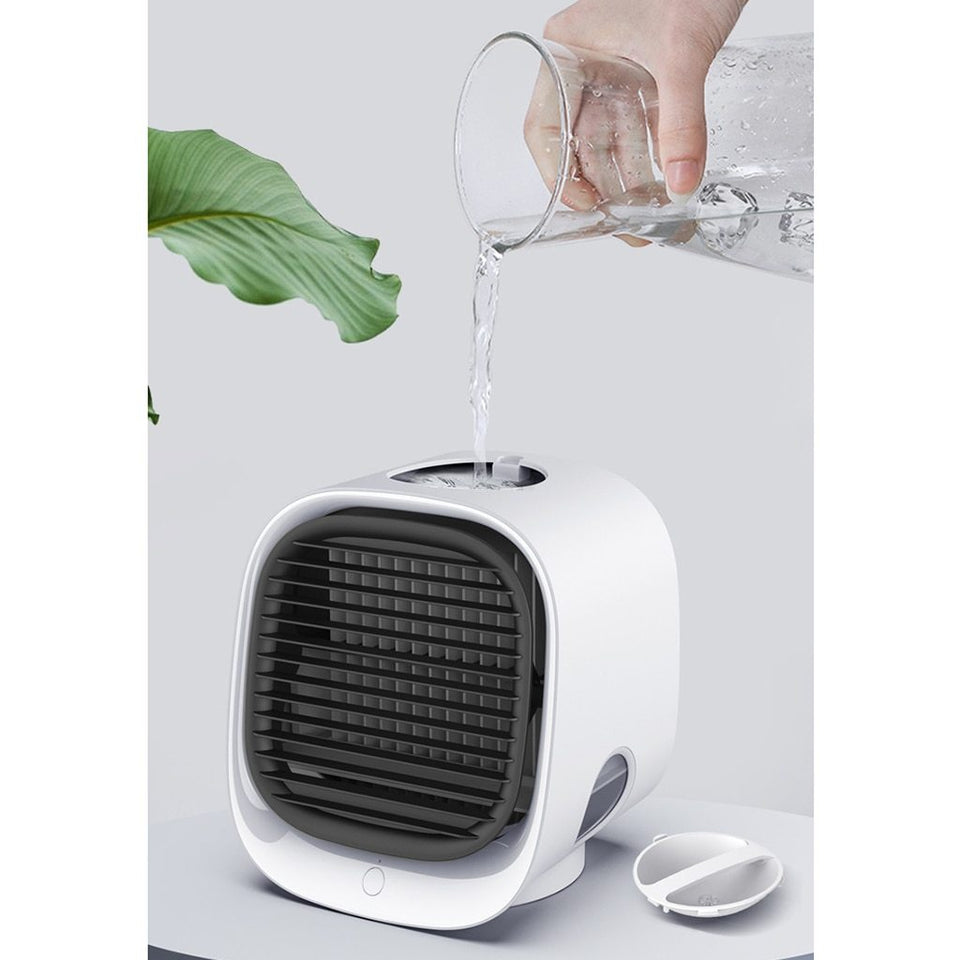 Mini Air Cooler | Mini Portable Air Conditioner with Night Light - LuxxStores