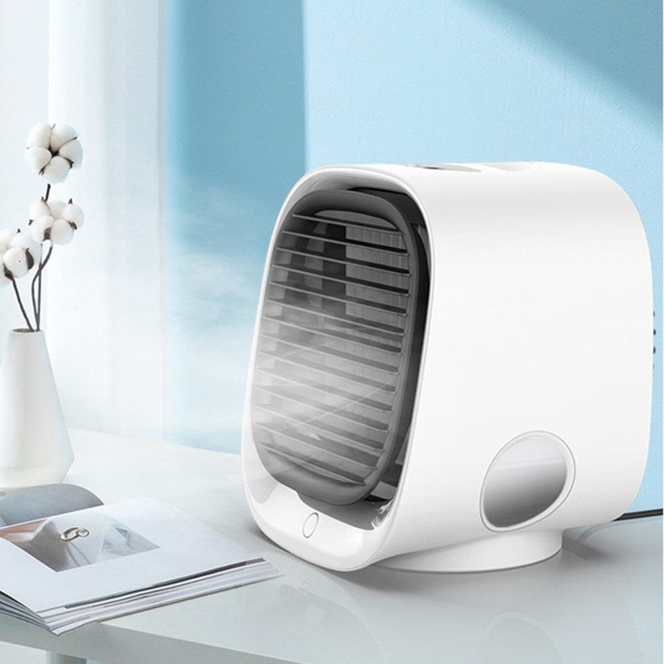 Mini Air Cooler | Mini Portable Air Conditioner with Night Light - LuxxStores