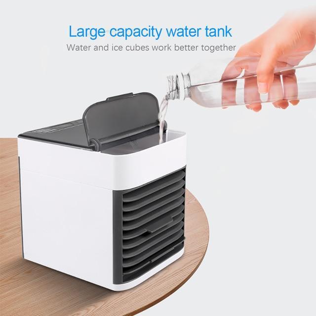 Best Portable Air Conditioner & Mini Air Cooler with 7 Colors LED - LuxxStores
