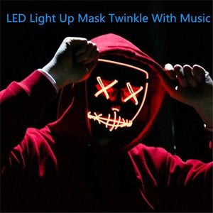 Halloween LED Mask Purge Mask by Valued Essentials
