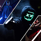 Halloween LED Mask Purge Mask by Valued Essentials