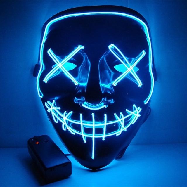 Halloween LED Mask Purge Mask by Valued Essentials