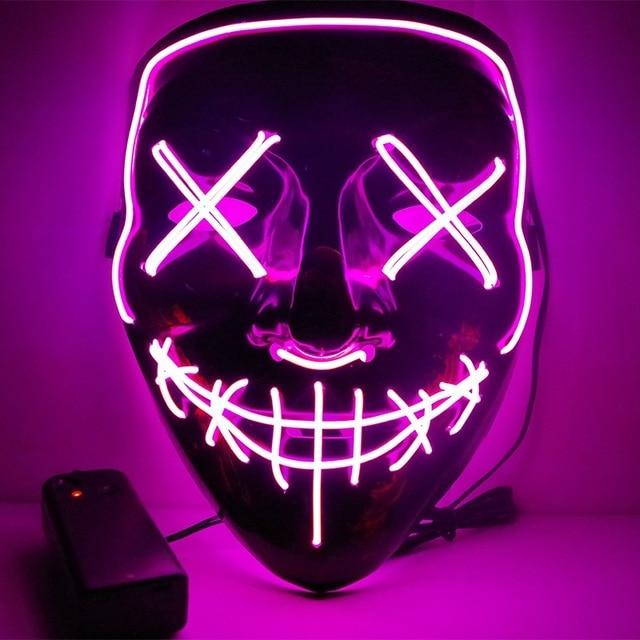 Halloween LED Mask Purge Mask by Valued Essentials