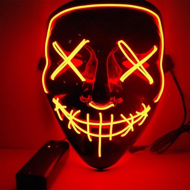 Halloween LED Mask Purge Mask by Valued Essentials
