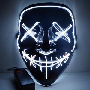 Halloween LED Mask Purge Mask by Valued Essentials
