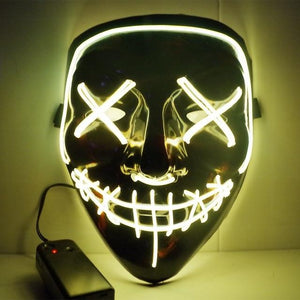 Halloween LED Mask Purge Mask by Valued Essentials