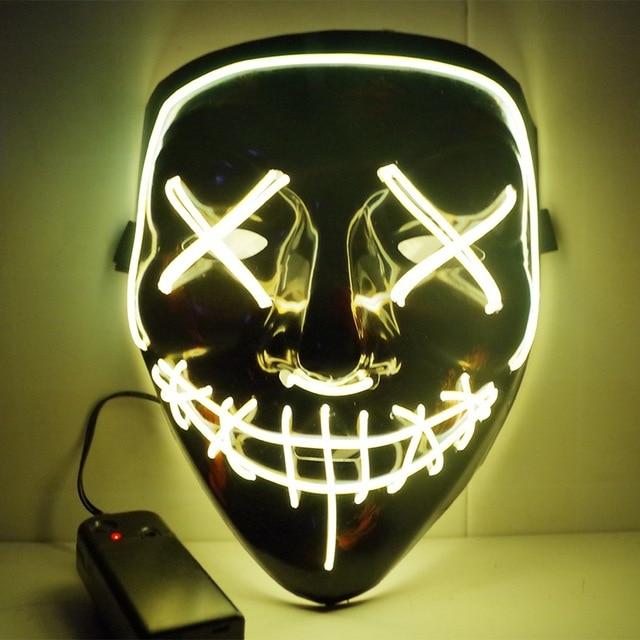Halloween LED Mask Purge Mask by Valued Essentials