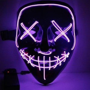 Halloween LED Mask Purge Mask by Valued Essentials