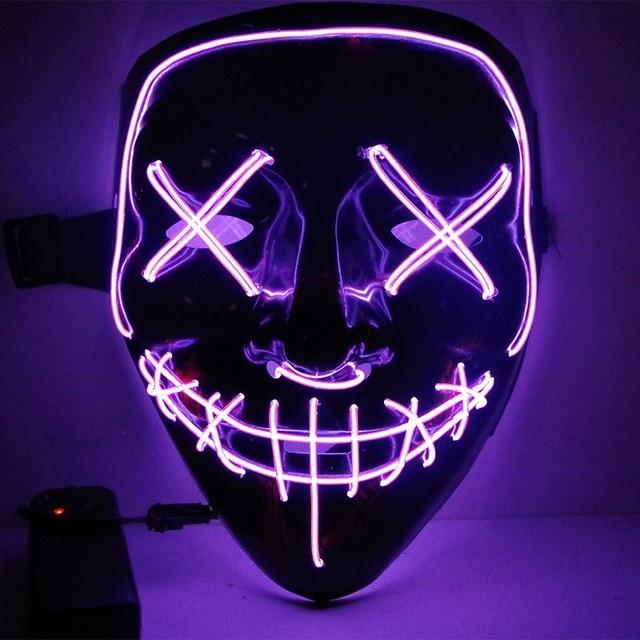 Halloween LED Mask Purge Mask by Valued Essentials