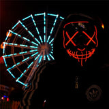 Halloween LED Mask Purge Mask by Valued Essentials