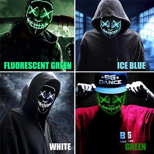 Halloween LED Mask Purge Mask by Valued Essentials