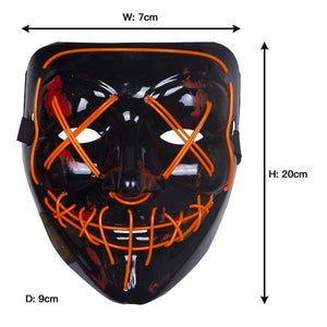 Halloween LED Mask Purge Mask by Valued Essentials