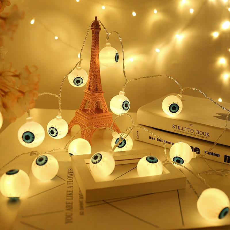 1.5m 10Led Halloween Pumpkin Ghost Skeletons Bat Spider Led Light String Festival Bar Home Party Decor Halloween Ornament