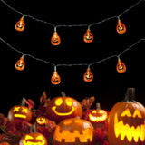 1.5m 10Led Halloween Pumpkin Ghost Skeletons Bat Spider Led Light String Festival Bar Home Party Decor Halloween Ornament