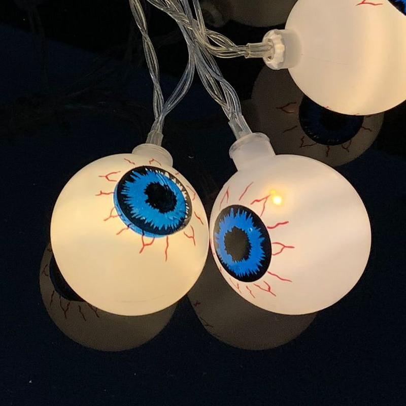 1.5m 10Led Halloween Pumpkin Ghost Skeletons Bat Spider Led Light String Festival Bar Home Party Decor Halloween Ornament
