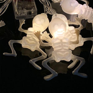 1.5m 10Led Halloween Pumpkin Ghost Skeletons Bat Spider Led Light String Festival Bar Home Party Decor Halloween Ornament