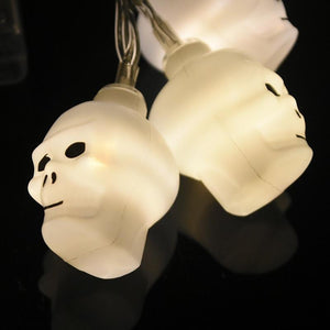 1.5m 10Led Halloween Pumpkin Ghost Skeletons Bat Spider Led Light String Festival Bar Home Party Decor Halloween Ornament