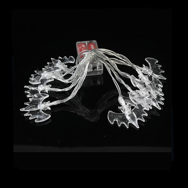 1.5m 10Led Halloween Pumpkin Ghost Skeletons Bat Spider Led Light String Festival Bar Home Party Decor Halloween Ornament