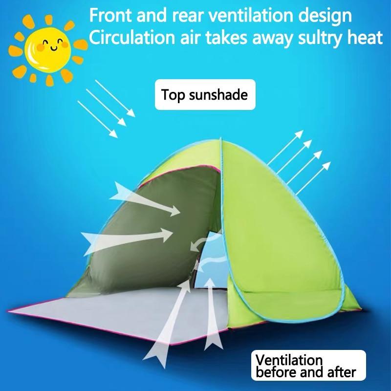 Beach Tent Ultralight Folding Pop Up Tent - LuxxStores