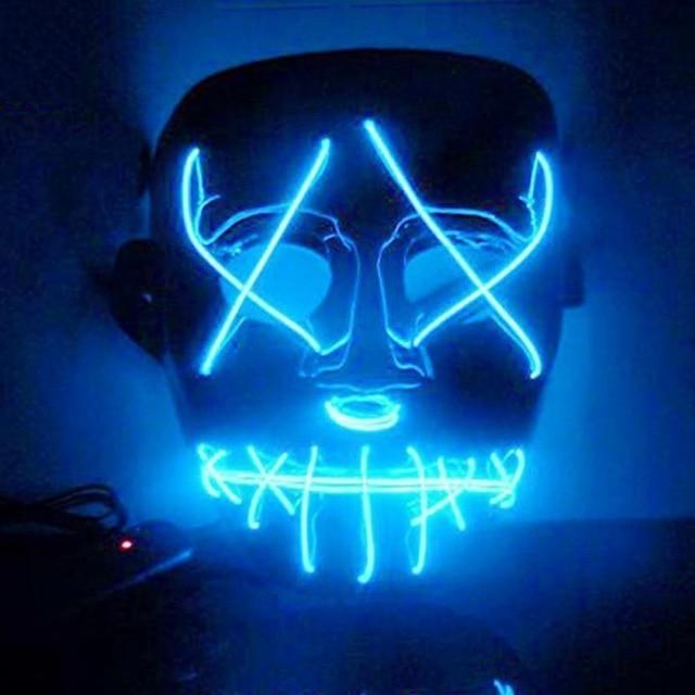 Halloween LED Mask Purge Mask by Valued Essentials