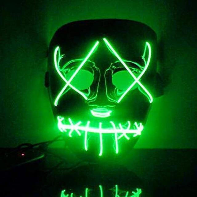 Halloween LED Mask Purge Mask by Valued Essentials
