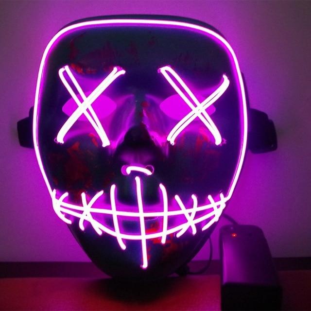 Halloween LED Mask Purge Mask by Valued Essentials