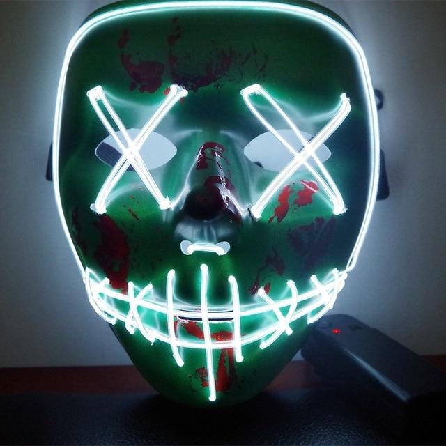 Halloween LED Mask Purge Mask by Valued Essentials