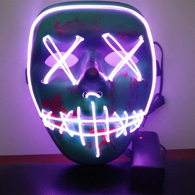 Halloween LED Mask Purge Mask by Valued Essentials