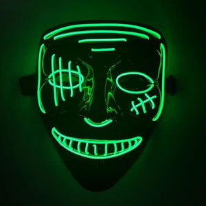 Halloween LED Mask Purge Mask by Valued Essentials