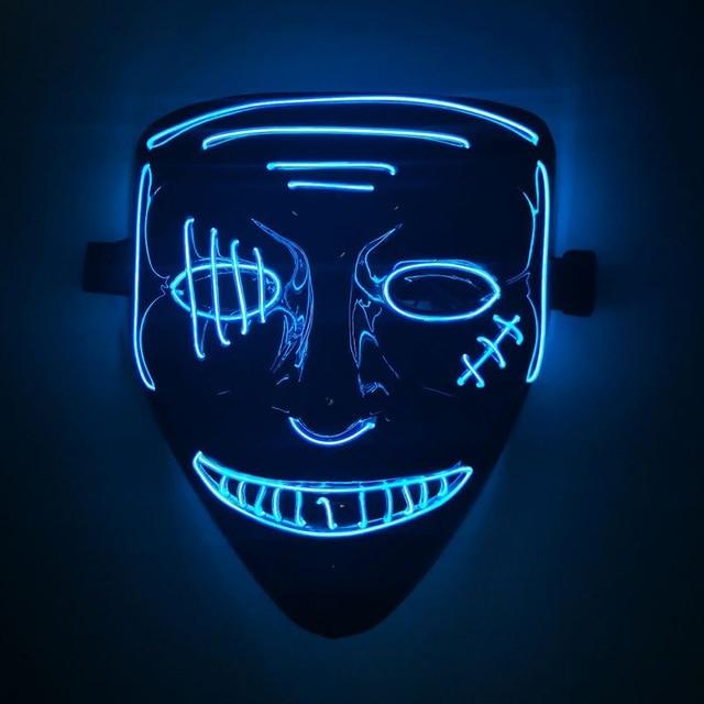 Halloween LED Mask Purge Mask by Valued Essentials