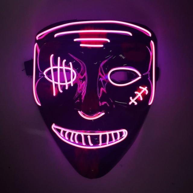 Halloween LED Mask Purge Mask by Valued Essentials