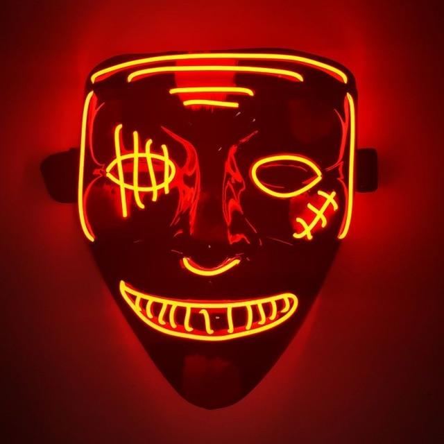 Halloween LED Mask Purge Mask by Valued Essentials