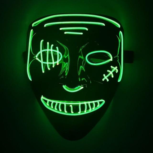 Halloween LED Mask Purge Mask by Valued Essentials