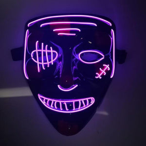 Halloween LED Mask Purge Mask by Valued Essentials