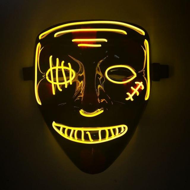 Halloween LED Mask Purge Mask by Valued Essentials