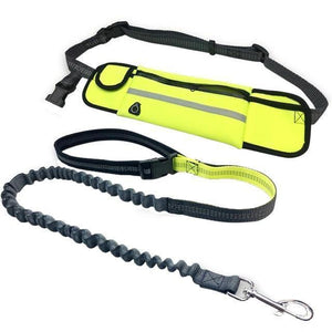 Handsfree Bungee Dog Leash with Waist Bag - LuxxStores