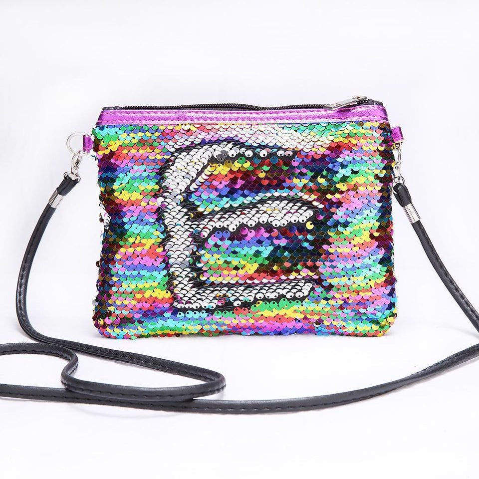 Children Mini Clutch Bag Sequins Color Change - LuxxStores