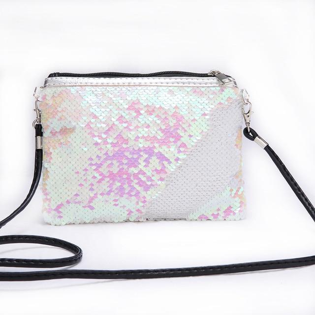 Children Mini Clutch Bag Sequins Color Change - LuxxStores