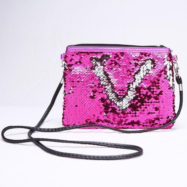 Children Mini Clutch Bag Sequins Color Change - LuxxStores