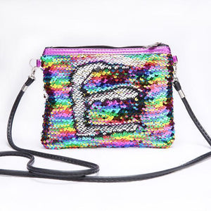 Children Mini Clutch Bag Sequins Color Change - LuxxStores