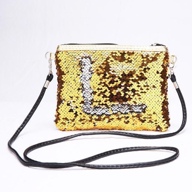 Children Mini Clutch Bag Sequins Color Change - LuxxStores
