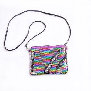 Children Mini Clutch Bag Sequins Color Change - LuxxStores