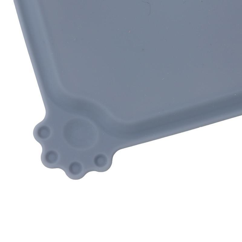 Waterproof Pet Mat For Dog Cat Solid Color Silicone Pet Food Pad Pet Bowl Drinking Mat Dog Feeding Placemat Easy Washing - LuxxStores