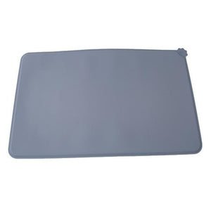 Waterproof Pet Mat For Dog Cat Solid Color Silicone Pet Food Pad Pet Bowl Drinking Mat Dog Feeding Placemat Easy Washing - LuxxStores