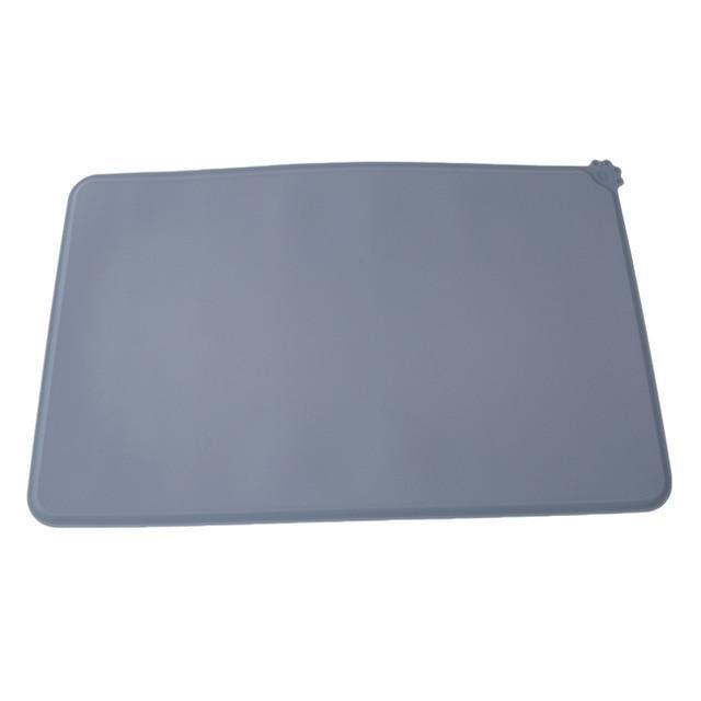Waterproof Pet Mat For Dog Cat Solid Color Silicone Pet Food Pad Pet Bowl Drinking Mat Dog Feeding Placemat Easy Washing - LuxxStores