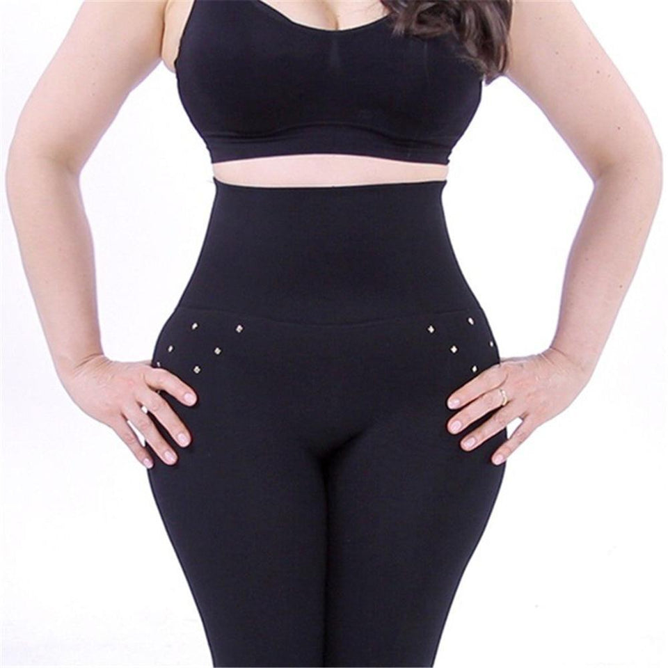 Hollywood High Waist Shaping Leggings - LuxxStores