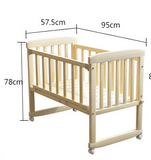 2 in 1 baby  sleep crib baby bed cradle - LuxxStores